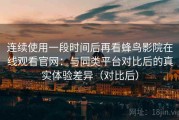 连续使用一段时间后再看蜂鸟影院在线观看官网：与同类平台对比后的真实体验差异（对比后）