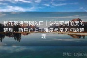 樱花影院官网入口｜站在实用角度的整理：新用户上手难度与常见问题整理