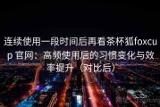 连续使用一段时间后再看茶杯狐foxcup 官网：高频使用后的习惯变化与效率提升（对比后）