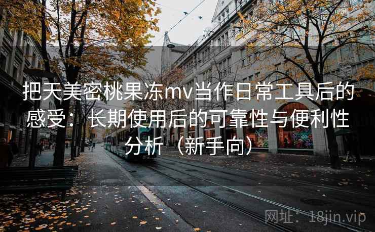 把天美密桃果冻mv当作日常工具后的感受：长期使用后的可靠性与便利性分析（新手向）