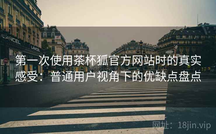 第一次使用茶杯狐官方网站时的真实感受：普通用户视角下的优缺点盘点